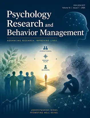 Journal cover graphic for Psychology Research and Behavior Management