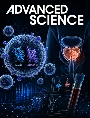Journal cover graphic for Advanced Science