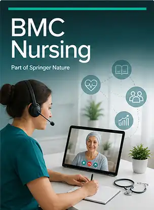 Journal cover graphic for BMC Nursing