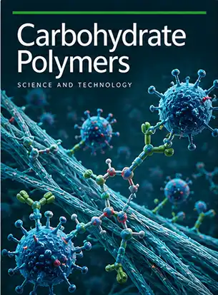 Journal cover graphic for Carbohydrate Polymers