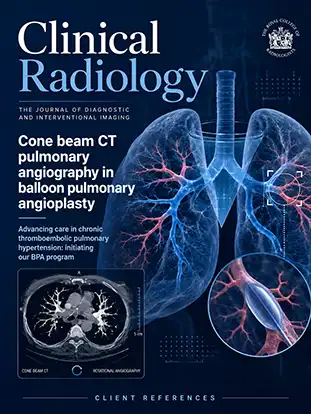 Journal cover graphic for Clinical Radiology