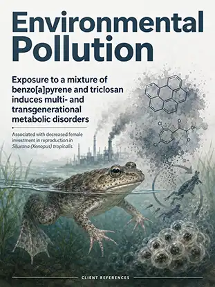 Journal cover graphic for Environmental Pollution