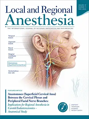Journal cover graphic for Local and Regional Anesthesia