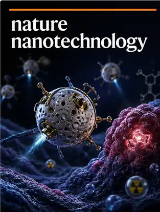 Journal cover graphic for Nature Nanotechnology