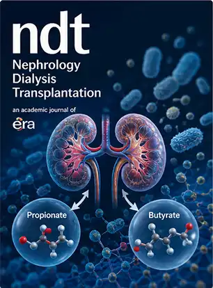 Journal cover graphic for Nephrology Dialysis Transplantation