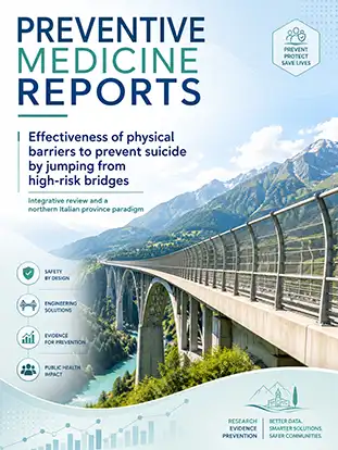 Journal cover graphic for Preventive Medicine Reports