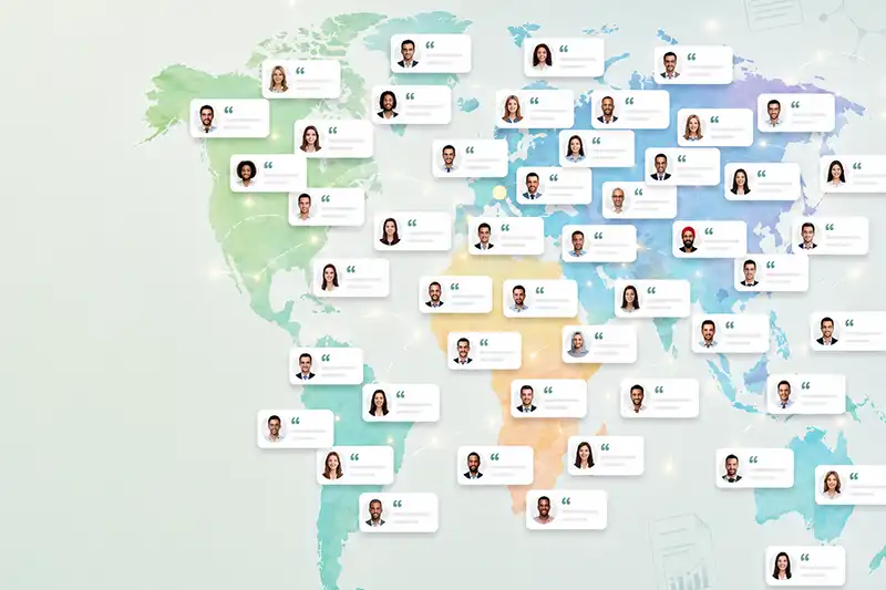 Testimonials Map