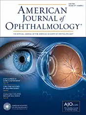 American Journal of Ophthalmology cover