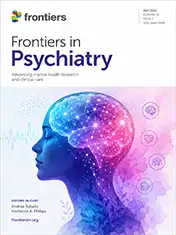 Frontiers in Psychiatry cover